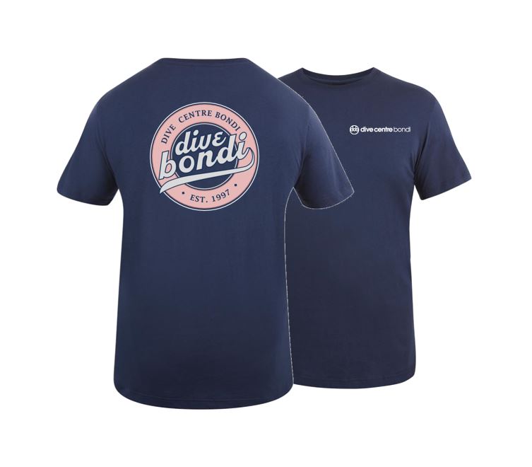 Dive Centre Bondi T-Shirt - Vintage Washed Pink