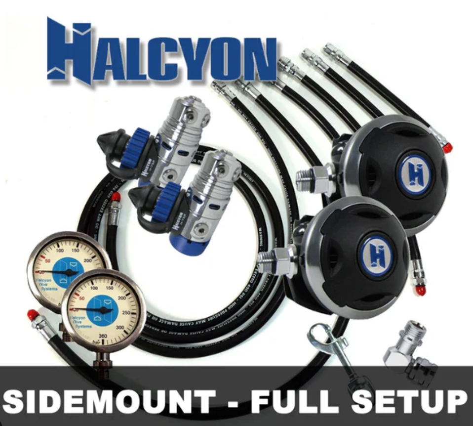 Halcyon Sidemount Regulator set